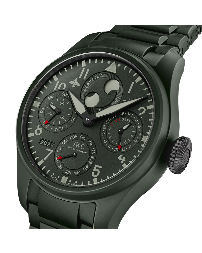 Big Pilot’s Watch Perpetual Calendar TOP GUN Woodland