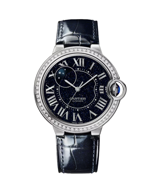 Ballon Bleu de Cartier watch, 36MM, White Gold