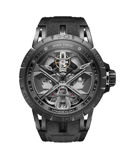 EXCALIBUR SPIDER HURACÁN BLACK DLC TITANIUM 45MM