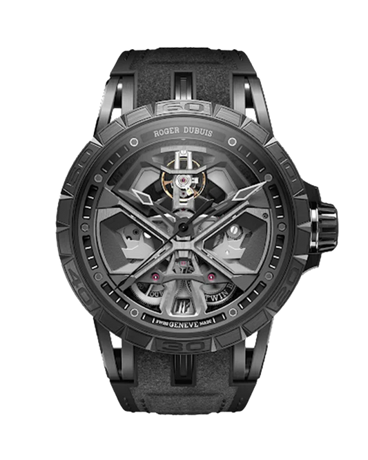 EXCALIBUR SPIDER HURACÁN BLACK DLC TITANIUM 45MM